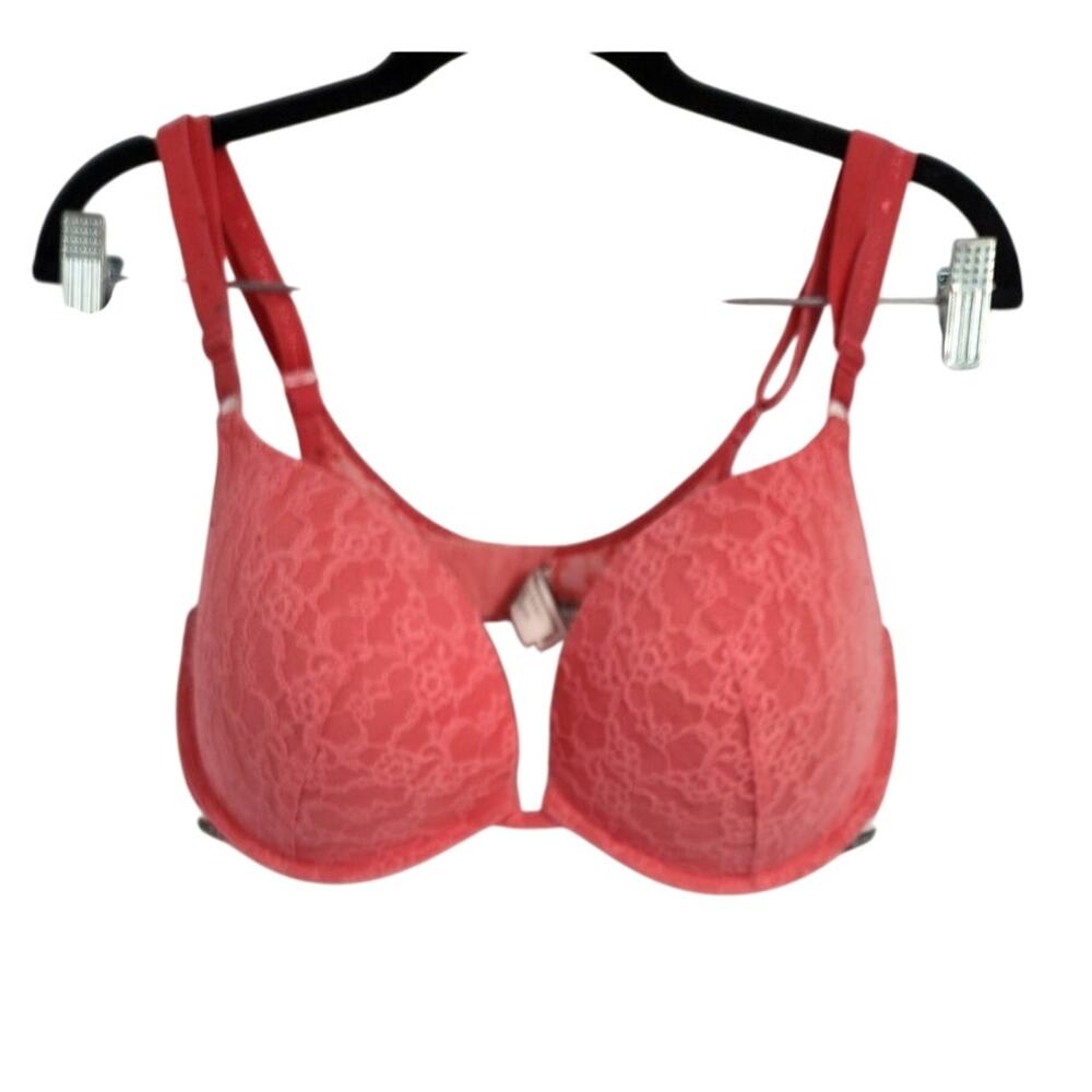 Victoria's Secret Pink Lace Push Up Bra Size 38D